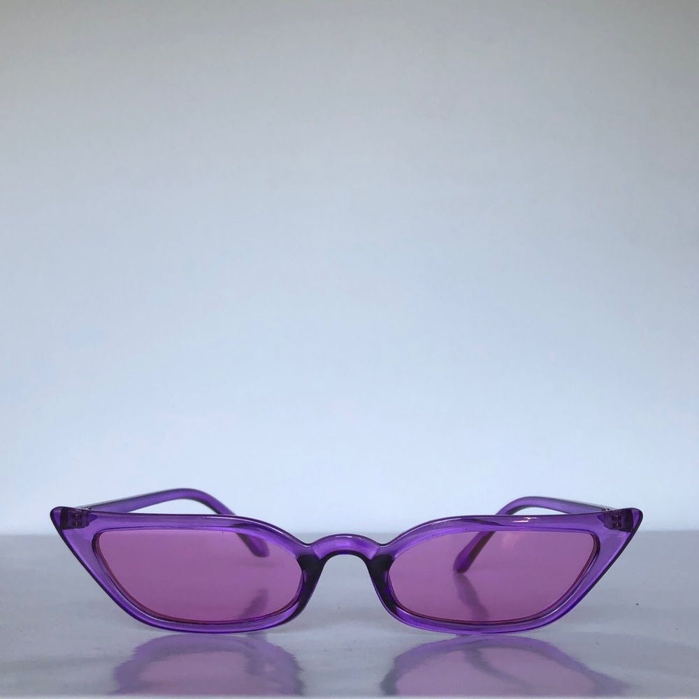 Slim Retro Cateye Sunglasses